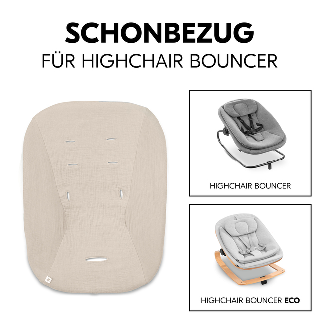 Highchair Bouncer Cover Beige