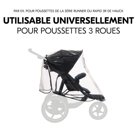 Compatible avec toutes les poussettes à 3 roues