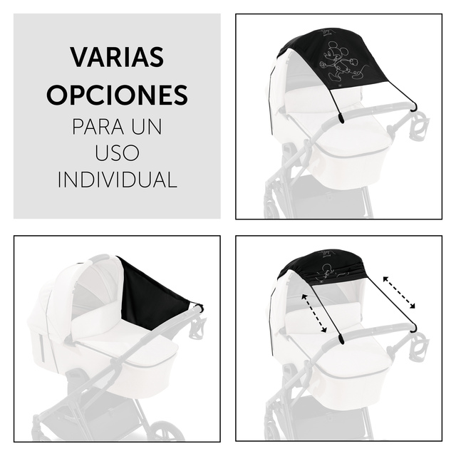 Sunshade  Mickey Mouse Black