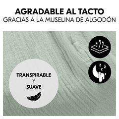 Agradable sensación gracias a la suave muselina