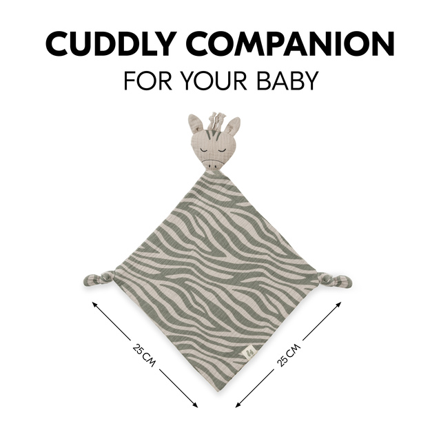 Cuddle N Play Zebra Sage