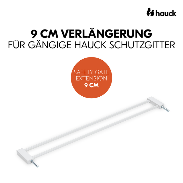 Safety Gate Extension 9 cm White