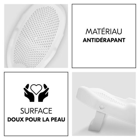 siège de bain pour bébé soutient le maintien sûr du bébé plus de liberté de mouvement