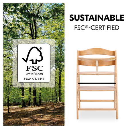 Sustainable and FSC®-certified beech wood