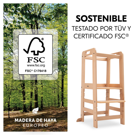 Madera sostenible y con certificación FSC®