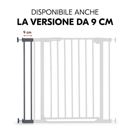 Disponibile nella versione con estensione di 9 cm