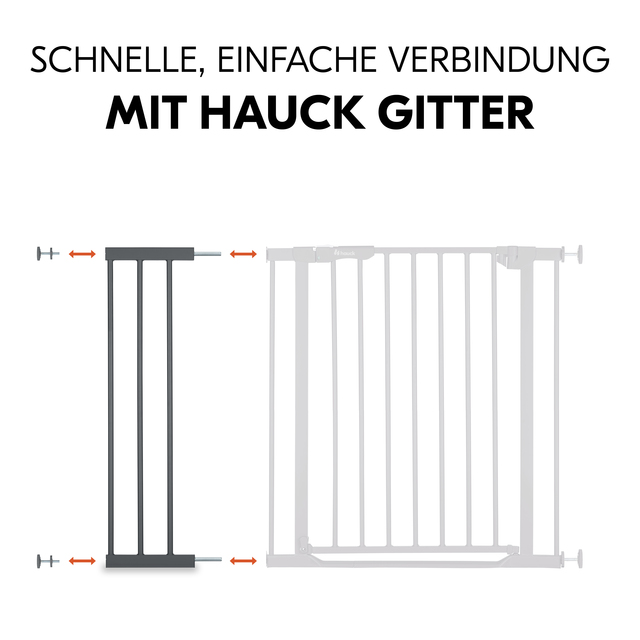 Safety Gate Extension 21 cm Dark Grey