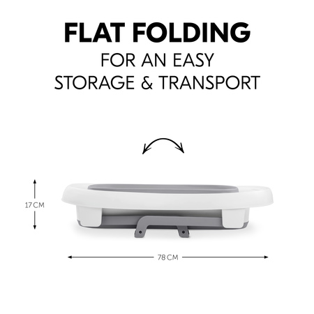 Flat folding for an easy storage and transport