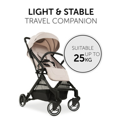 Light, handy and robust hauck pushchair