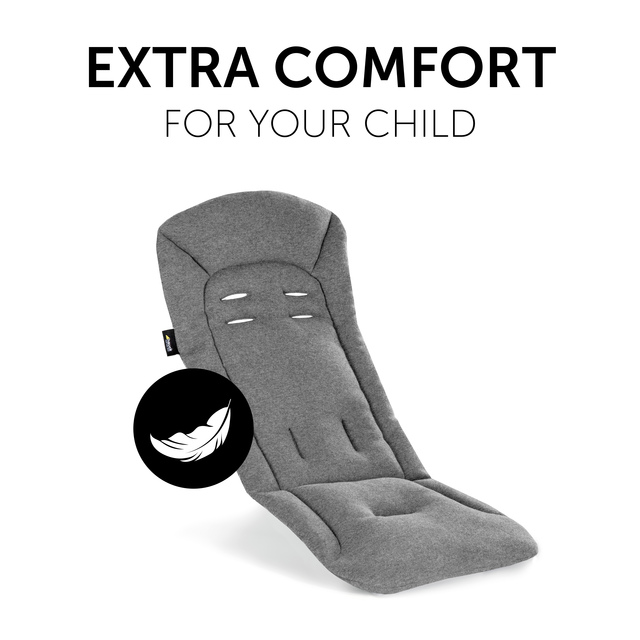 Pushchair Seat Liner  Charcoal