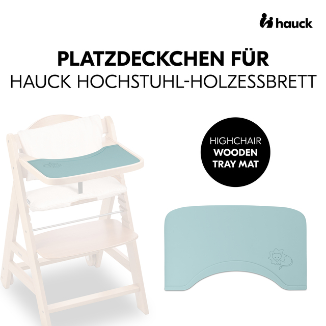 Highchair Wooden Tray Mat Lion Mint