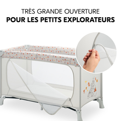 Ouverture extra large pour les petits explorateurs