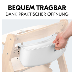 Bequem tragbar dank praktischer Öffnung