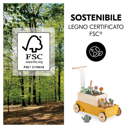 Un vantaggio per l'ambiente: legno certificato FSC®