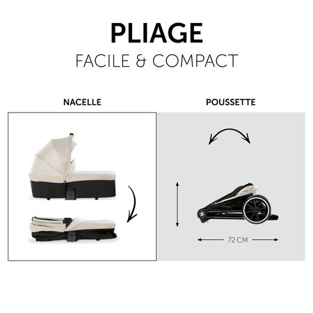 Pliage compact pour un transport aisé