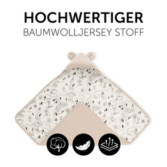 Hochwertiger Baumwolljersey-Stoff für weiche Wärme