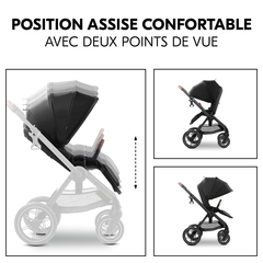 Position assise confortable, deux points de vue