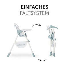 Komfortabler Hochstuhl mit smartem Faltsystem