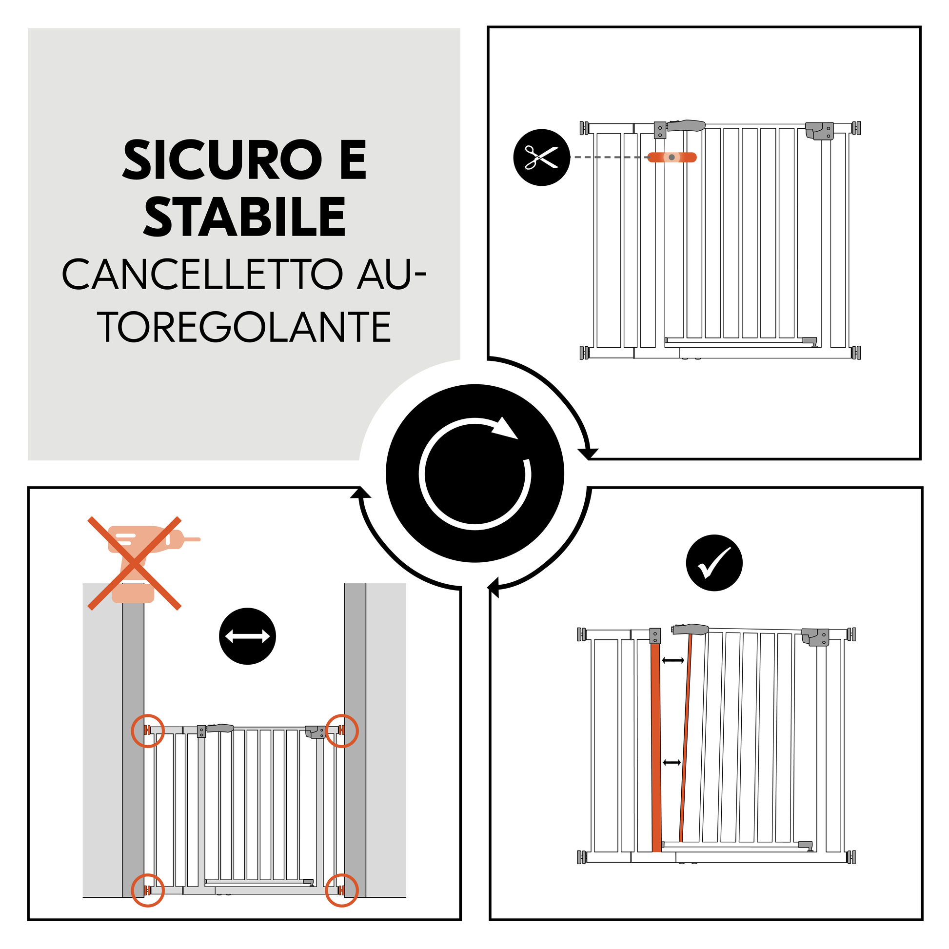 Clear Step Autoclose 2 Set +9 cm