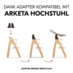 Adapter für den Arketa Hochstuhl