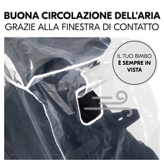 Buona circolazione dell'aria e vicinanza al bimbo
