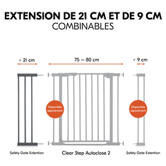 Extensions de 21 cm et de 9 cm combinables