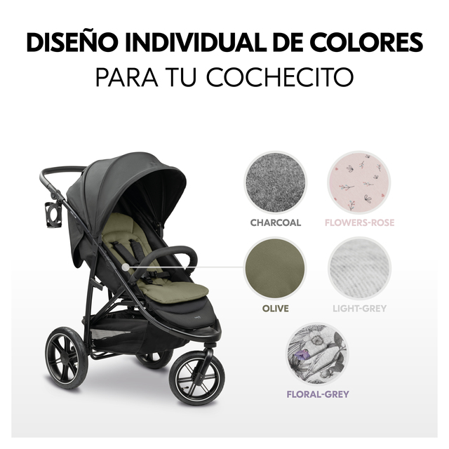 Pushchair Seat Liner  Olive