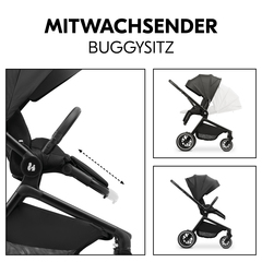 Mitwachsender Buggysitz mit zwei Blickrichtungen