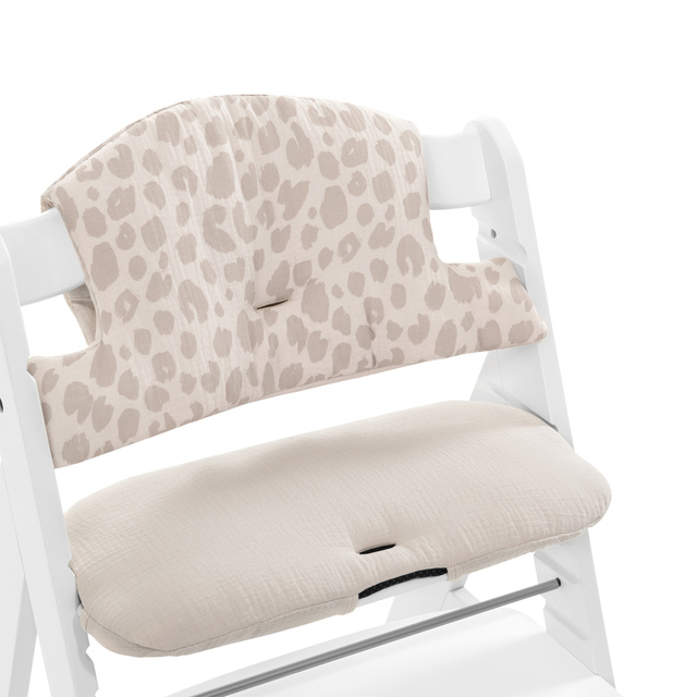 Highchair Pad Select  Muslin Leo Natural