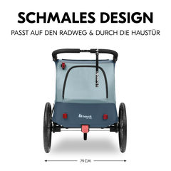 Passt auf den Radweg - und durch die Haustür