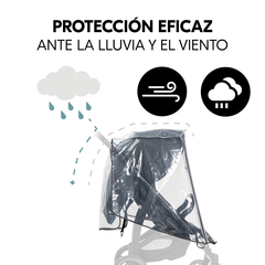 Protección eficaz contra la lluvia y el viento