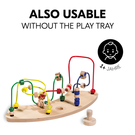 Toy can also be used without the tray