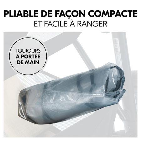 Pliable, compact et facile à ranger