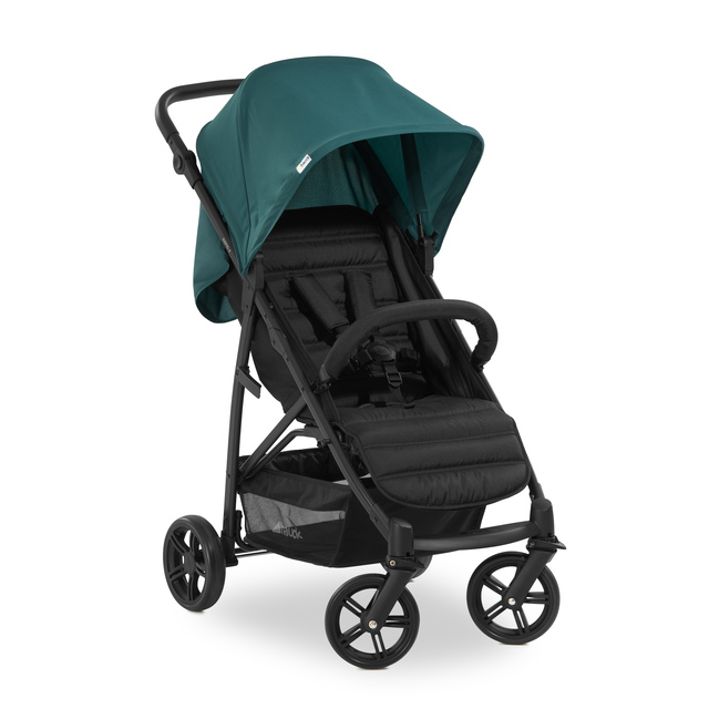 PASSEGGINO LEGGERO E PIEGHEVOLE HAUCK RAPID 4D BLACK CON PORTATA 25 KG E  RUOTE DI GOMMA IM ANGEBOT