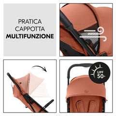 Cappotta con protezione UV e aperture in rete