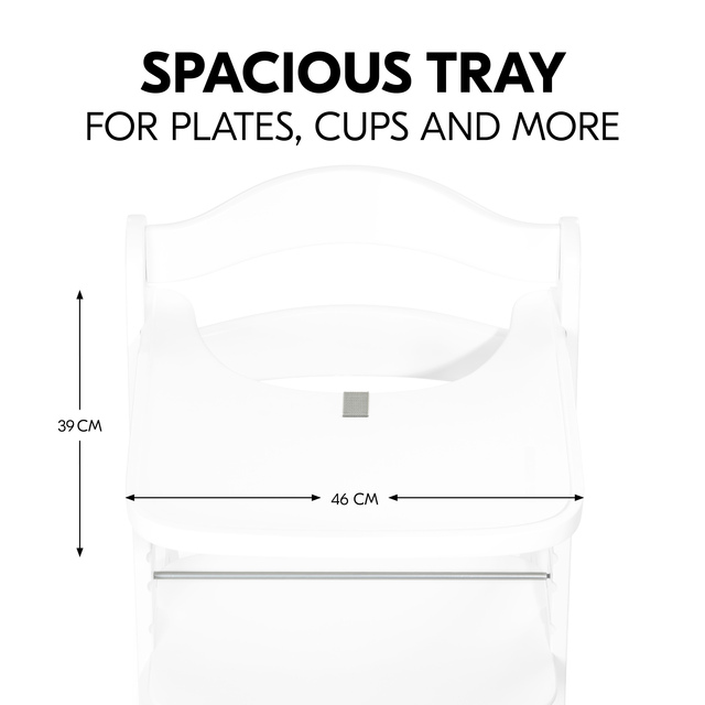 Alpha Wooden Tray White
