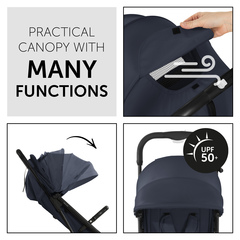 Canopy with UV protection and peek-a-boo window