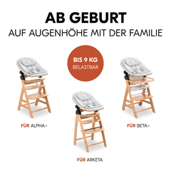 Wippe und Neugeborenenaufsatz – vom ersten Tag an
