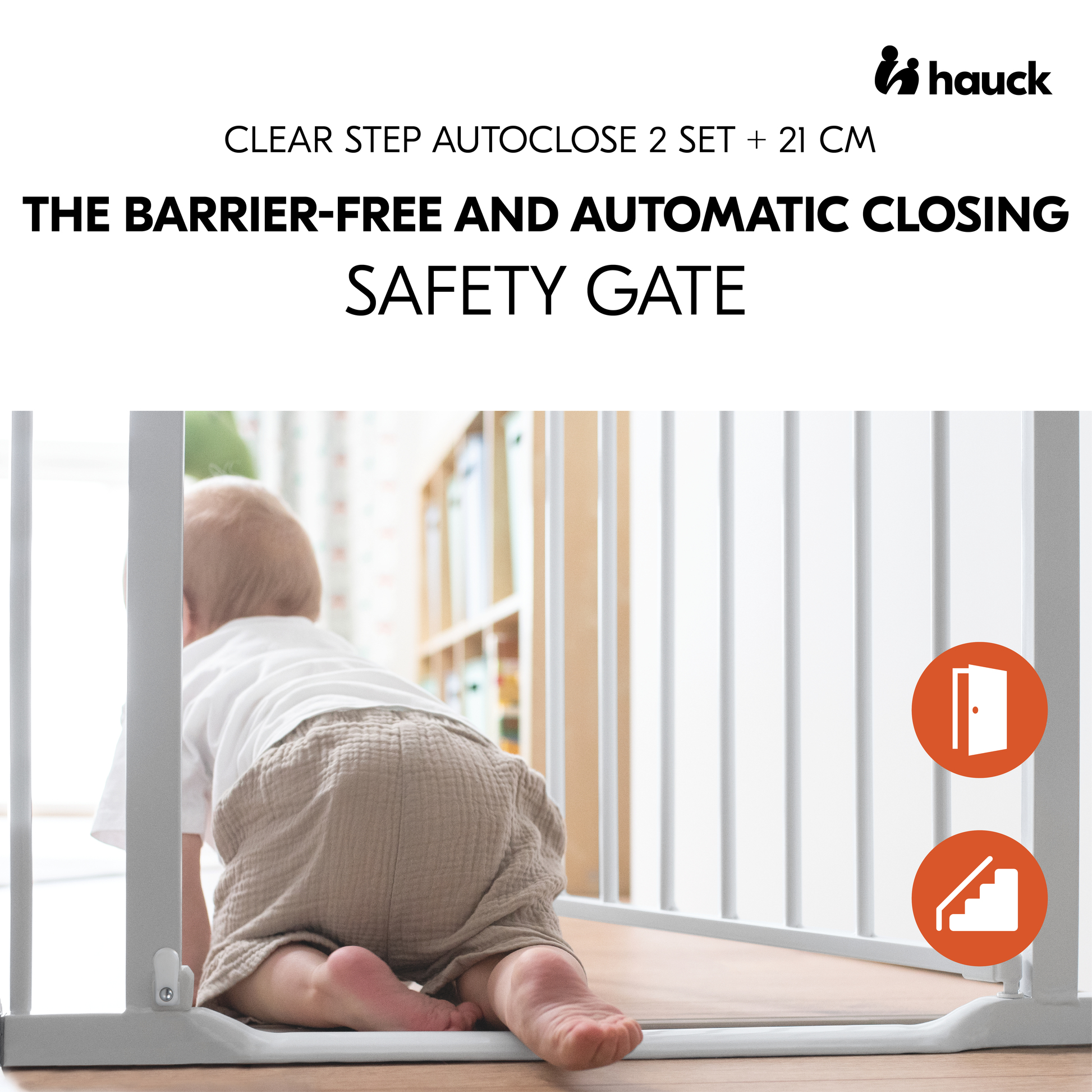 Clear Step Autoclose 2 Set +21 cm