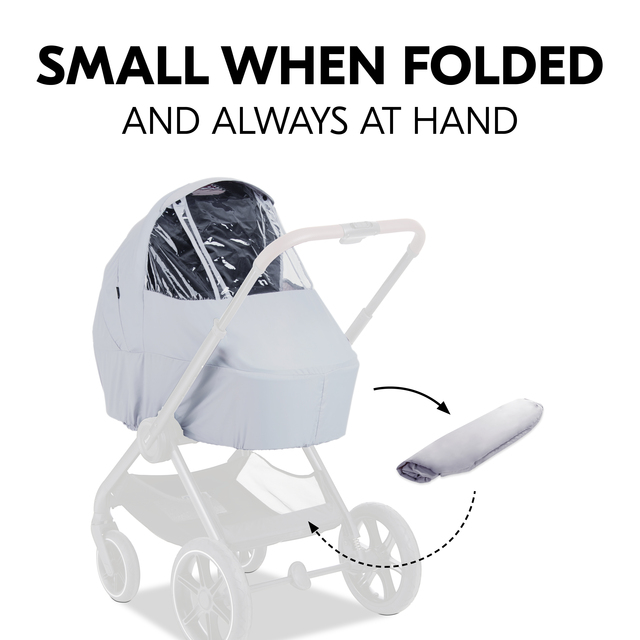 2 in 1 Pushchair Raincover Grey