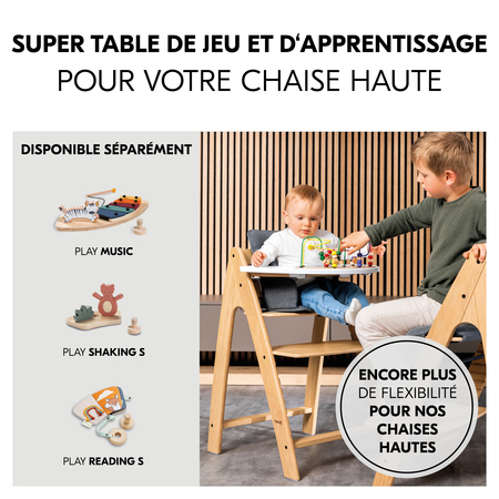 Plateau de jeu éducatif pour chaise haute