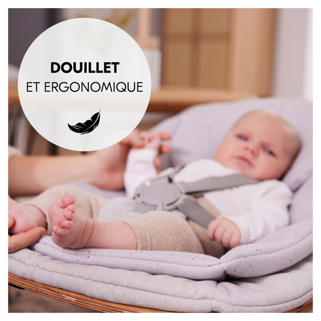 Highchair Bouncer Eco Light Grey