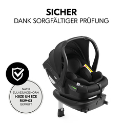 Sicher dank sorgfältiger Prüfung nach i-Size Norm