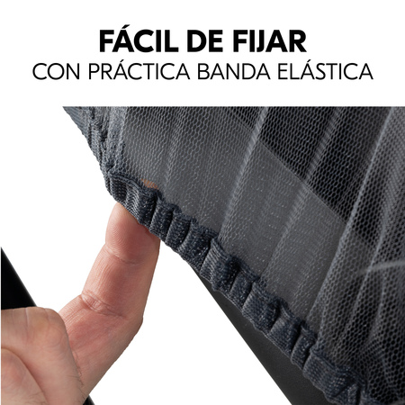 Fácil de colocar con una práctica banda elástica