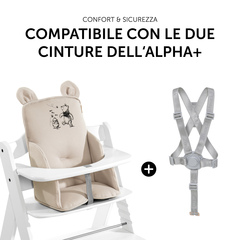 Compatibile con le cinture dell’Alpha+