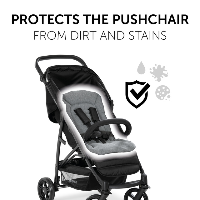 Pushchair Seat Liner  Charcoal
