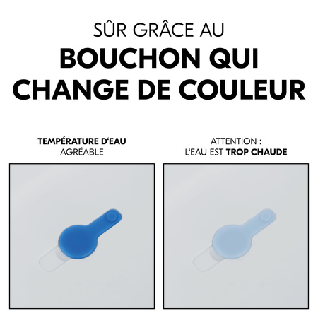 Bouchon changeant de couleur pour plus de sécurité