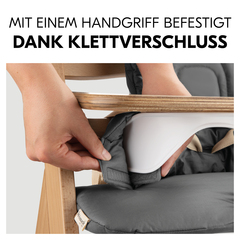 Schnell befestigt – dank Klettverschluss