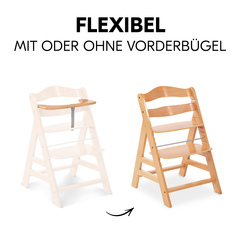 Flexibel nutzbar mit oder ohne Vorderbügel
