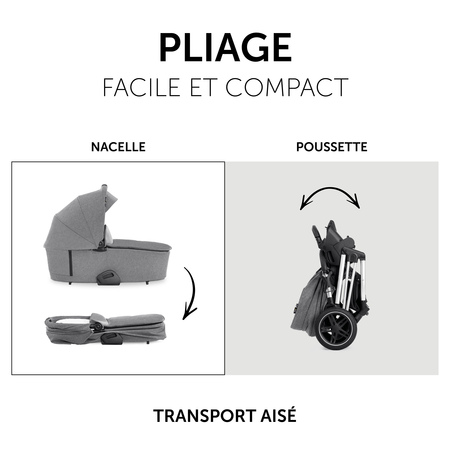 Pliage facile et compact